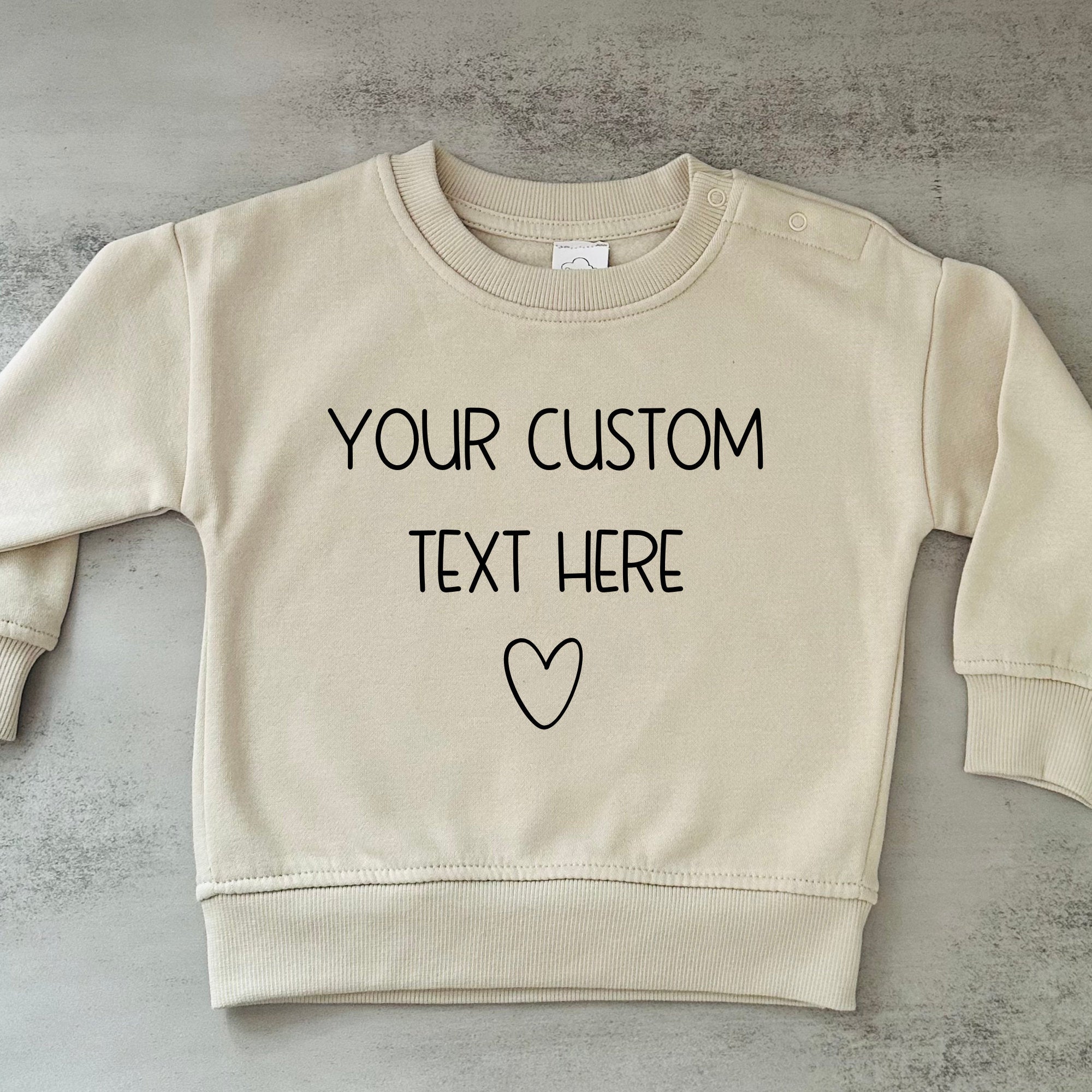 Customisable baby toddler jumper Create Your Own