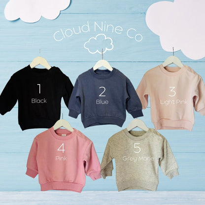 Customisable baby/toddler jumper - create your own