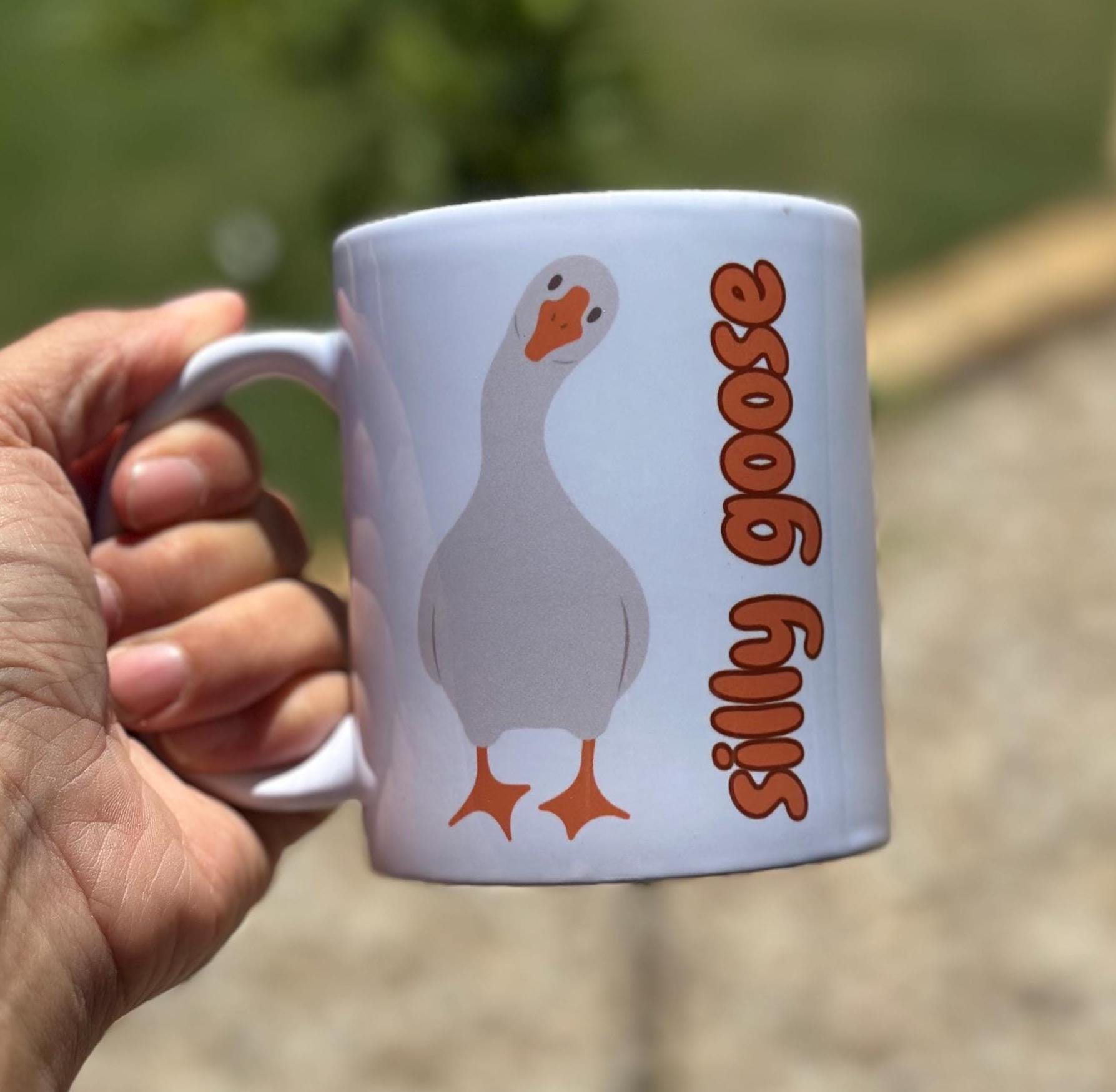 Silly Goose Ceramic Coffee Mug 11oz , Silly Goose Behaviour Meme Mug, funny gift, friend birthday gift, coworker boss gift, work coffee cup