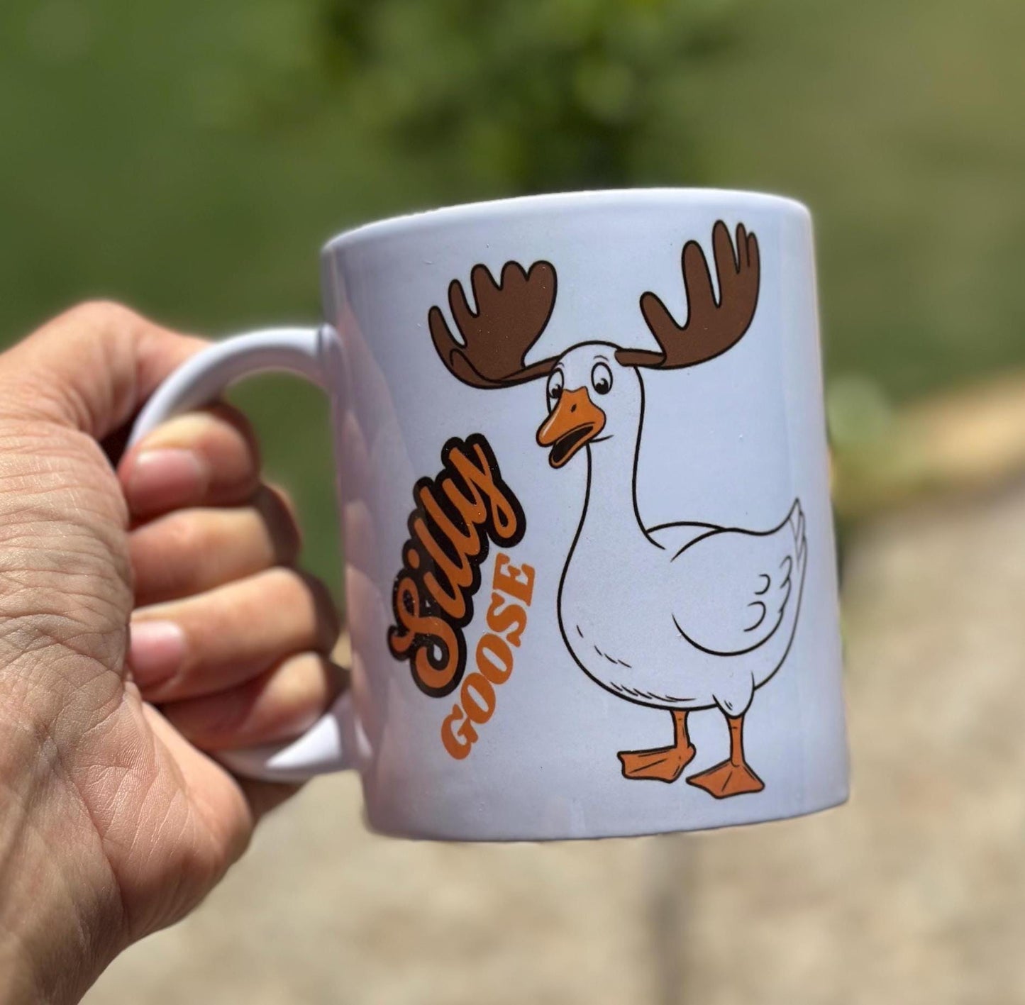 Silly Goose Ceramic Coffee Mug 11oz , Silly Goose Behaviour Meme Mug, funny gift, friend birthday gift, coworker boss gift, work coffee cup