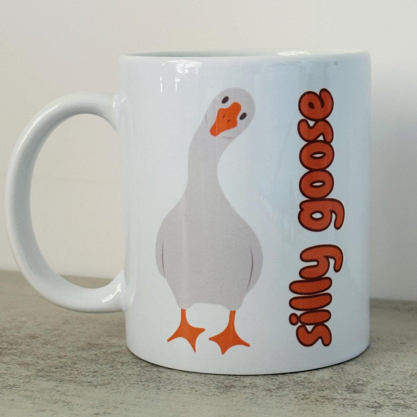 Silly Goose Ceramic Coffee Mug 11oz , Silly Goose Behaviour Meme Mug, funny gift, friend birthday gift, coworker boss gift, work coffee cup