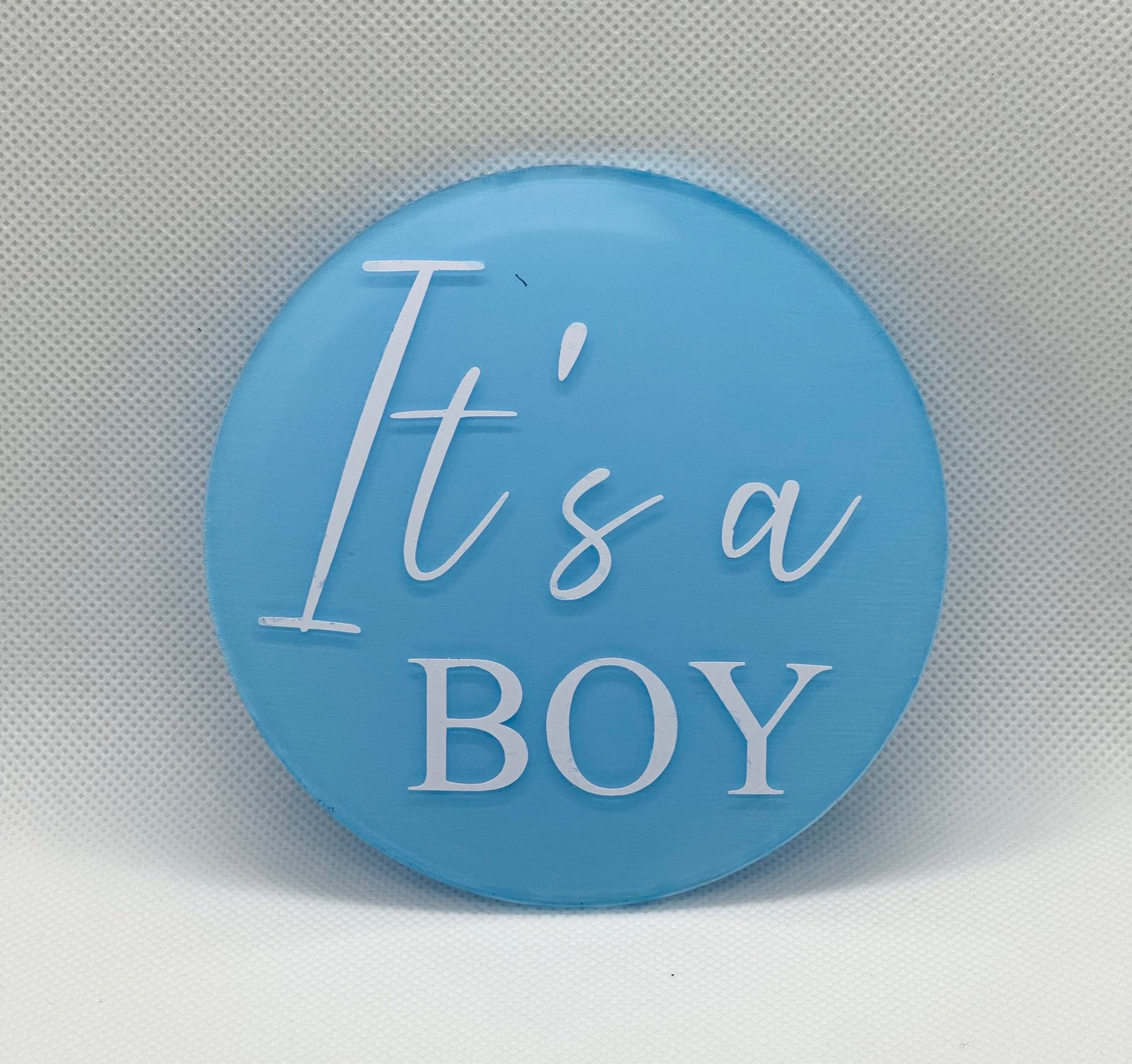 It's A Boy It's A Girl pregnancy announcement, dual gender reveal discs, gender announcement duo, boy girl twins dcda twins gender reveal